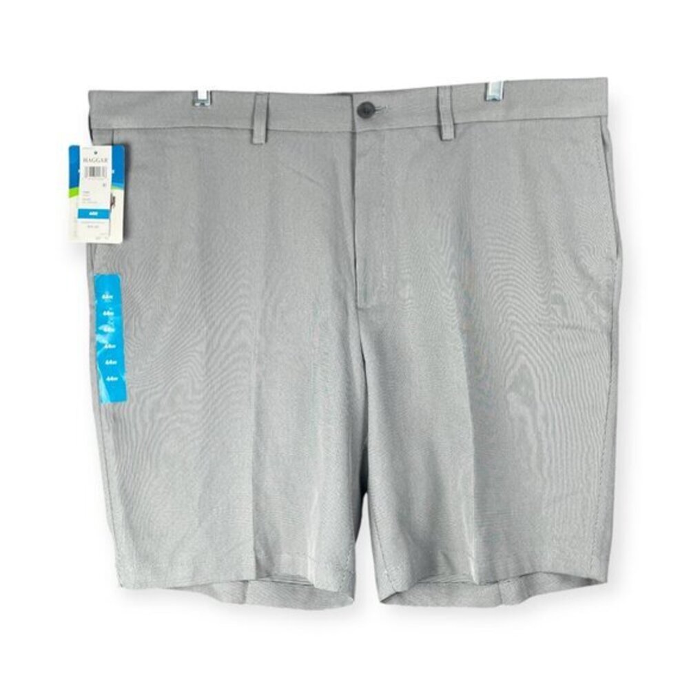 Haggar Performance Flex Short Men’s 44W Charcoal Gray Comfort Stretch NWT